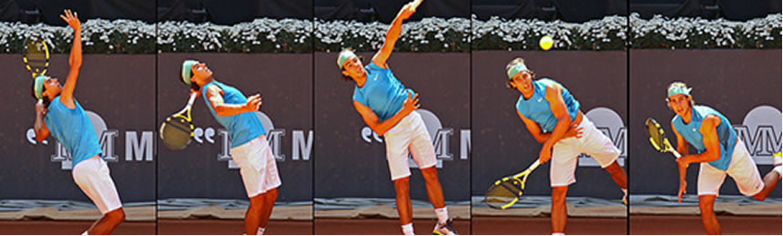 Nadal tennis serve Nadal tennis serve